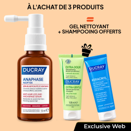 DUCRAY Neoptide Expert - Sérum anti-chute de cheveux chroniques, croissance et accompagnement des greffes capillaires - 2x50ml