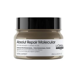 L'ORÉAL PROFESSIONNEL Absolut Repair Molecular - Masque réparateur pour tous types de cheveux colorés, abîmés à très abîmés 250ml