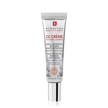 ERBORIAN CC Crème - Soin illuminateur perfecteur unifiant effet "bonne mine" toutes peaux SPF25 porcelaine