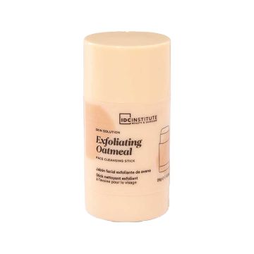 IDC INSTITUTE Face Cleansing Stick Exfoliating Oatmeal - Stick nettoyant exfoliant visage à l'avoine pour tous types de peaux