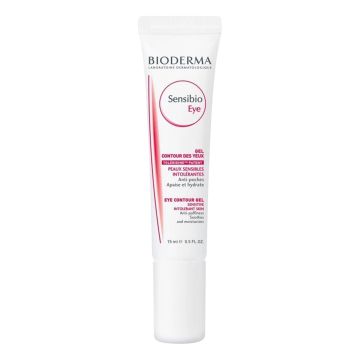 BIODERMA Sensibio Eye - Gel contour yeux anti-poches pour peaux sensibles intolérantes - 15ml
