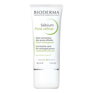 BIODERMA Sébium Pore Refiner - Soin correcteur concentré des pores dilatés pour peaux mixtes à grasses - 30ml