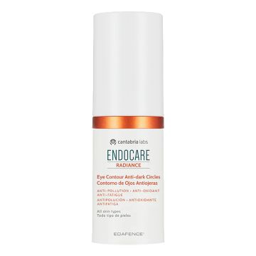 CANTABRIA LABS Endocare Radiance - Contour des yeux anti-cernes anti-fatigue anti-pollution pour tous types de peaux même sensibles - 15ml