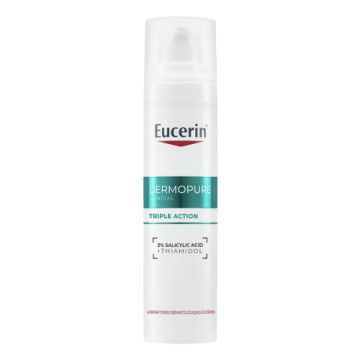 EUCERIN DermoPure Sérum Triple Action - Sérum anti-marques post-acné anti-imperfections et brillance pour peaux grasses à tendance acnéique - 40ml