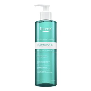 EUCERIN DermoPure Gel Nettoyant - Nettoyant doux sans savon anti-sébum pour peaux grasses à tendance acnéique - 200ml