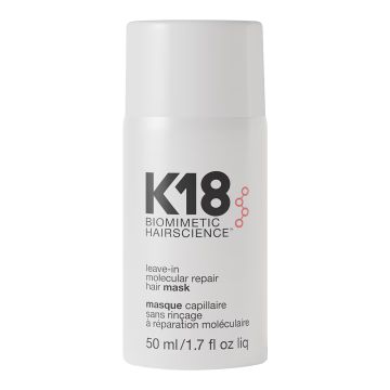 K18 Leave-in Molecular Repair Hair Mask - Masque capillaire sans rinçage à réparation moléculaire pour tous types de cheveux - 50ml