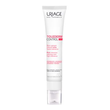 URIAGE Toléderm Control Soin Apaisant Riche - Crème riche sans parfum apaisante et hydratante pour peaux sensibles - 40ml