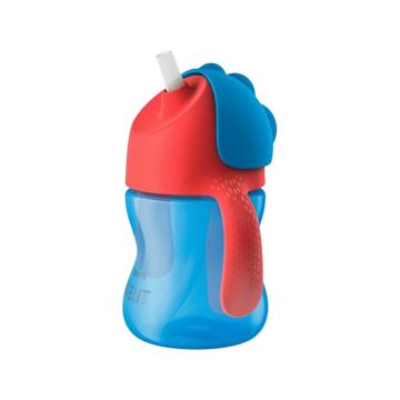 AVENT Tasse à Paille 9M+ (Bleu et Rouge)
