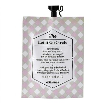 DAVINES Let It Go Circle - Masque hydratant sébo-régulateur pour tous types de cheveux (50 ml)