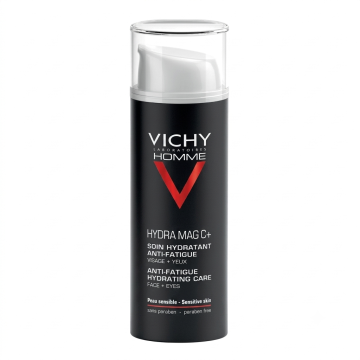 VICHY HOMME Hydra Mag C+ Soin Hydratant Anti-Fatigue Visage Yeux - 50 ml