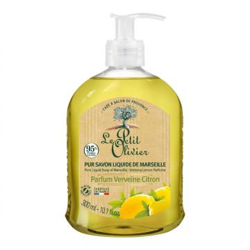 LE PETIT OLIVIER Pur savon liquide de Marseille verveine et citron -  300ml 