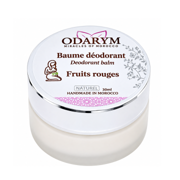 ODARYM Baume Déodorant Sans Huile (Fruits Rouges)