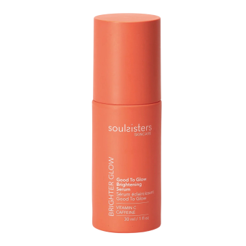 SOULSISTERS Brighter Glow - Sérum hydratant éclaircissant à la vitamine C et caféine (30ml)