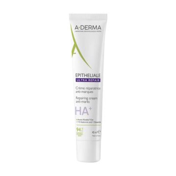 A-DERMA Epithéliale A.H Duo - Crème ultra-réparatrice anti-marques pour peaux fragilisées - 40ml